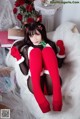 Coser@抱走莫子aa Vol.011: 连体黑丝圣诞比基尼 (30 photos) P4 No.2507d0 Image No. 53